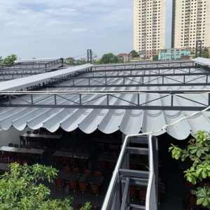 Báo Giá Mái Xếp Lượn Sóng Chính Hãng, Giá Tốt